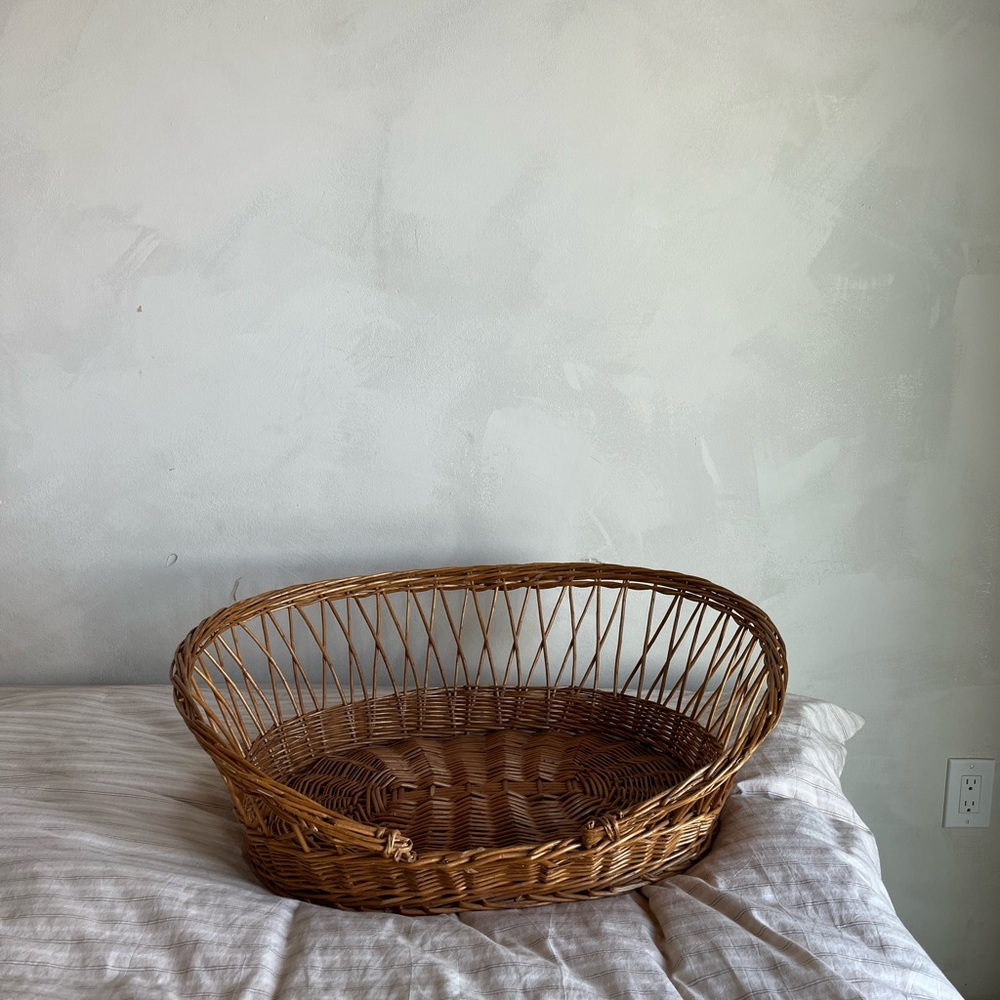 Wicker Dog Bed